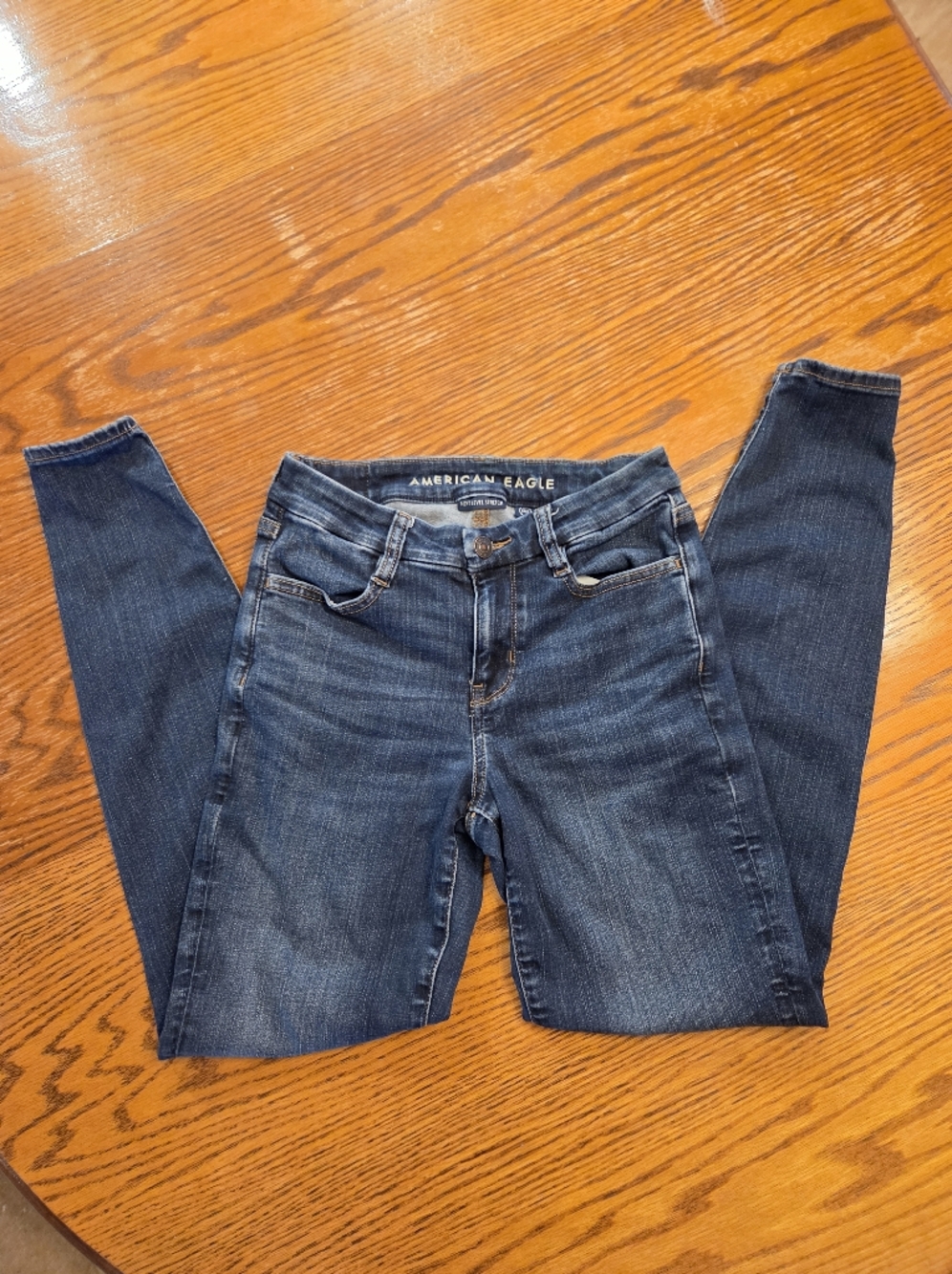 American Eagle Outfitters Navy Blue Skinny Jeans